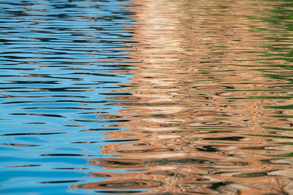 Western Australia-Kimberley-Balanggarra Country-King George River. River reflection.